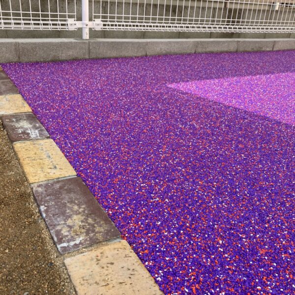 広島県尾道市 保育施設 ゴムチップ舗装 ソフトグラウンド