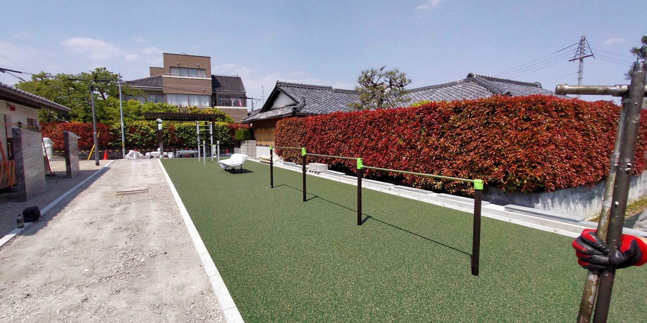 ゴムチップ舗装　ソフトグラウンド