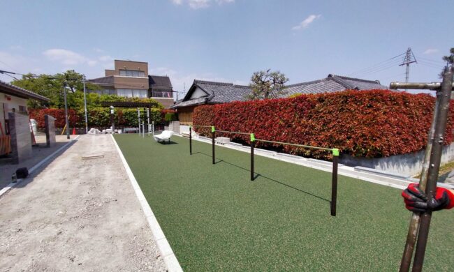 ゴムチップ舗装　ソフトグラウンド