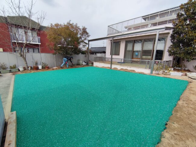 ゴムチップ舗装　ソフトグラウンド