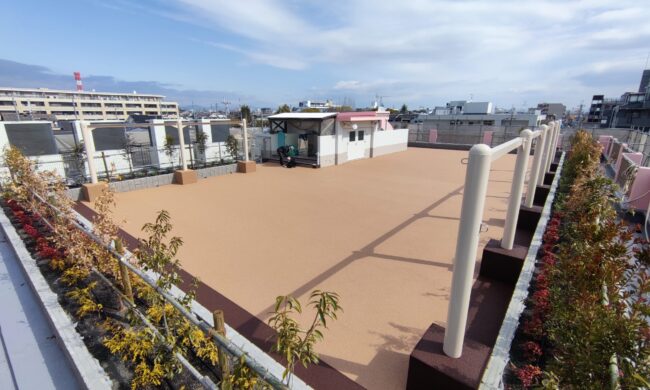 ゴムチップ舗装　ソフトグラウンド