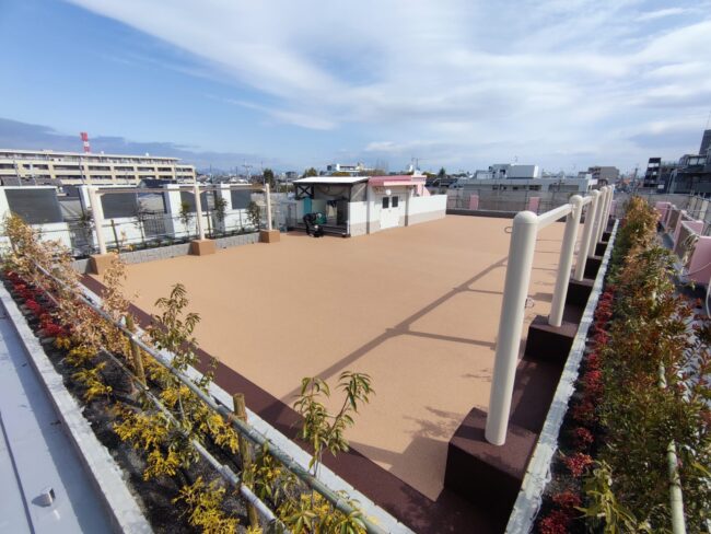 ゴムチップ舗装　ソフトグラウンド