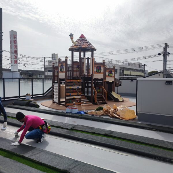 ゴムチップ舗装　ソフトグラウンド