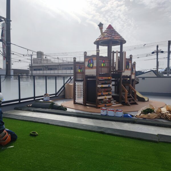 ゴムチップ舗装　ソフトグラウンド