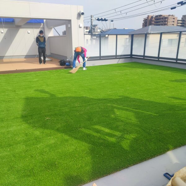 ゴムチップ舗装　ソフトグラウンド