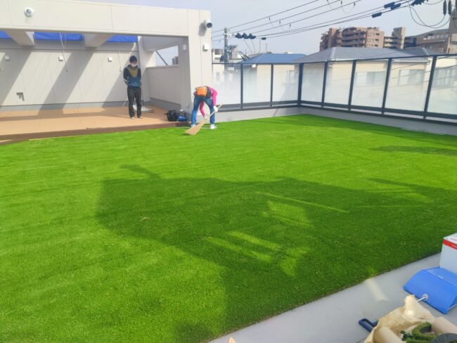 ゴムチップ舗装　ソフトグラウンド