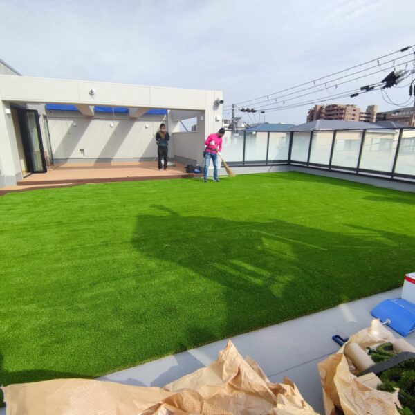 ゴムチップ舗装　ソフトグラウンド