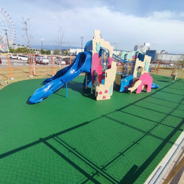 ゴムチップ舗装　ソフトグラウンド