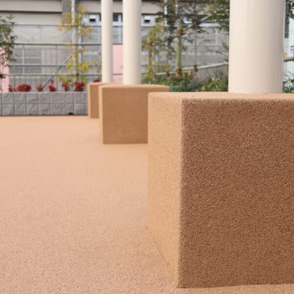 兵庫県尼崎市 保育施設 ゴムチップ舗装 ソフトグラウンド