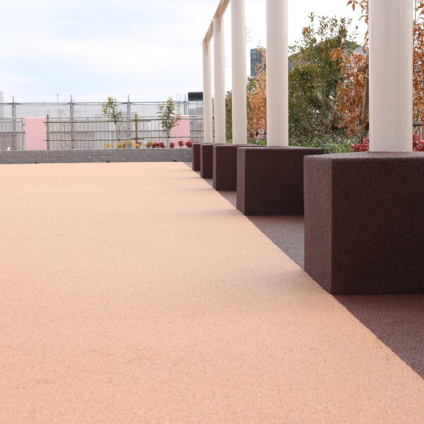 兵庫県尼崎市 保育施設 ゴムチップ舗装 ソフトグラウンド