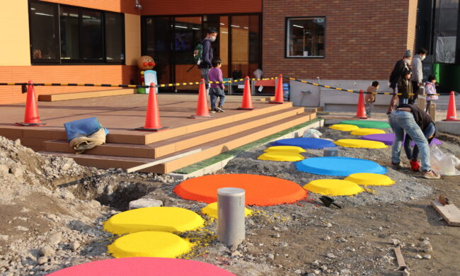 ゴムチップ舗装　ソフトグラウンド