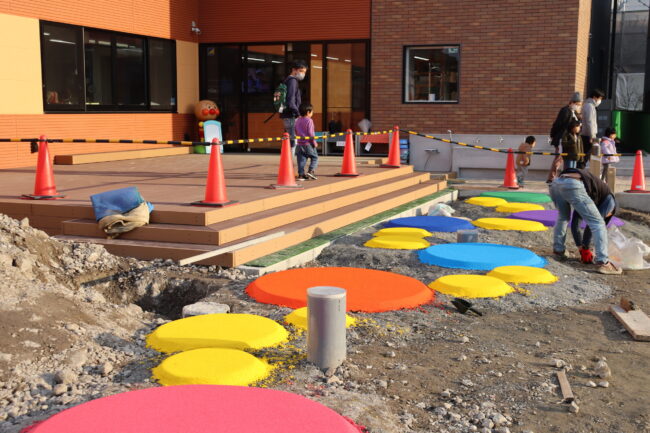 ゴムチップ舗装　ソフトグラウンド