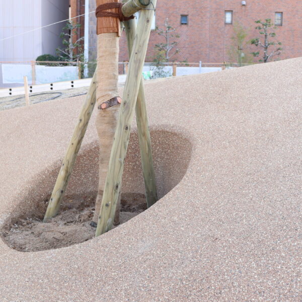 大阪府池田市 公園施設 ゴムチップ舗装 ソフトグラウンド