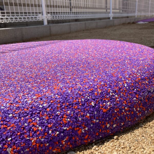 広島県尾道市 保育施設 ゴムチップ舗装 ソフトグラウンド