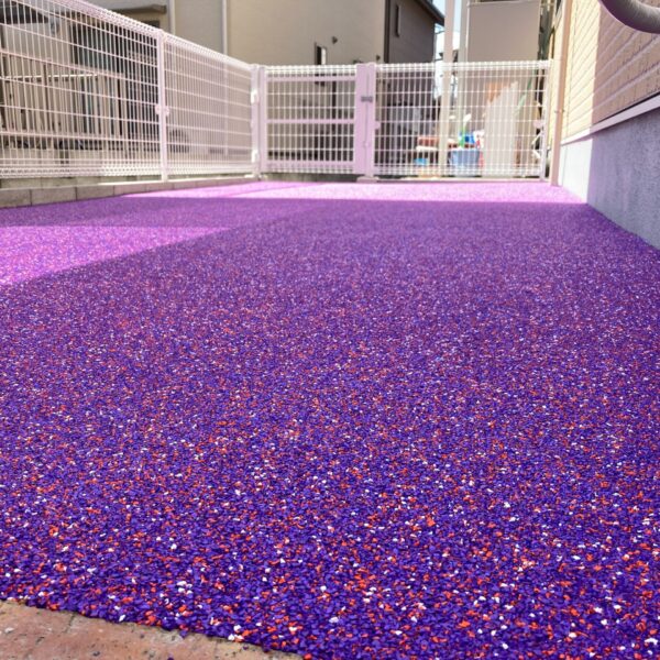 広島県尾道市 保育施設 ゴムチップ舗装 ソフトグラウンド