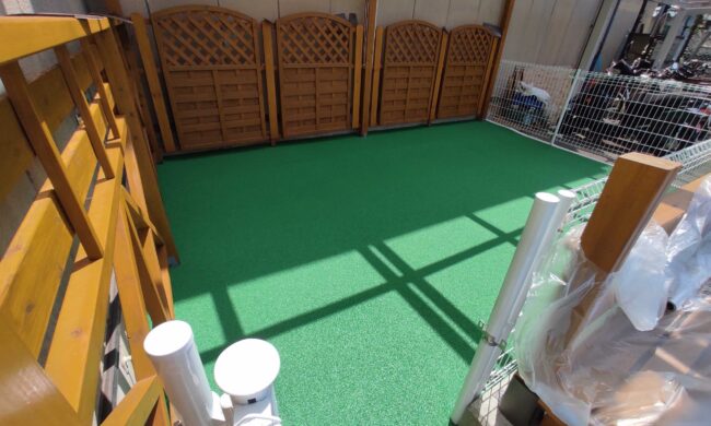 ゴムチップ舗装　ソフトグラウンド