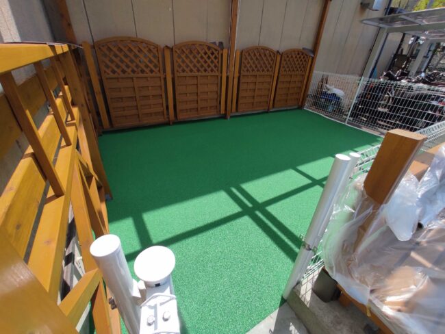 ゴムチップ舗装　ソフトグラウンド