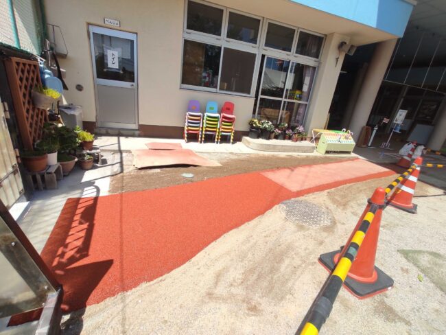 ゴムチップ舗装　ソフトグラウンド