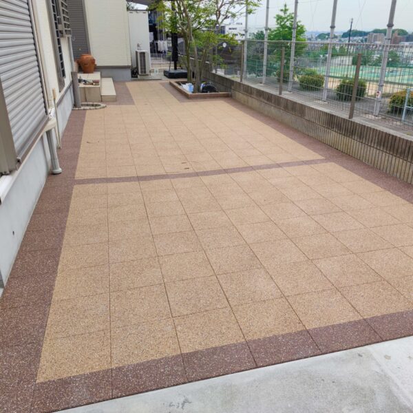 ゴムチップ舗装　ソフトグラウンド