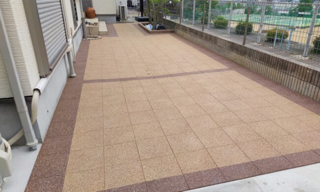 ゴムチップ舗装　ソフトグラウンド