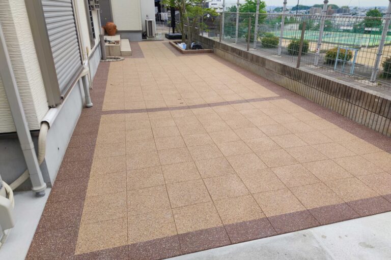 ゴムチップ舗装　ソフトグラウンド