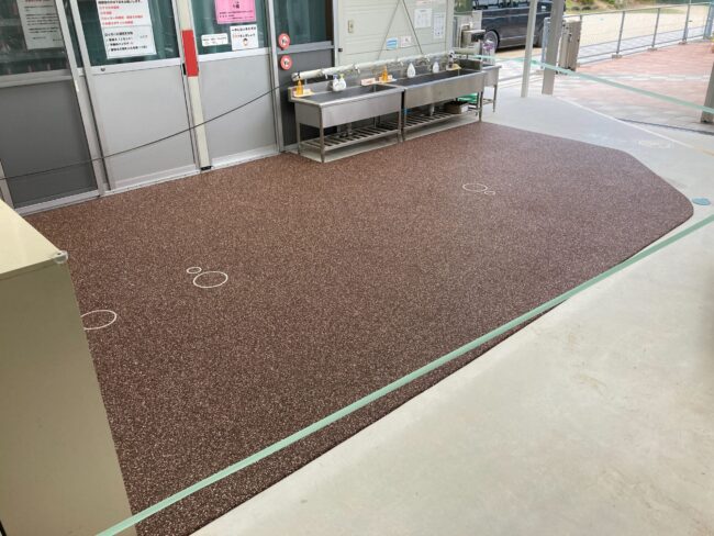 ゴムチップ舗装　ソフトグラウンド