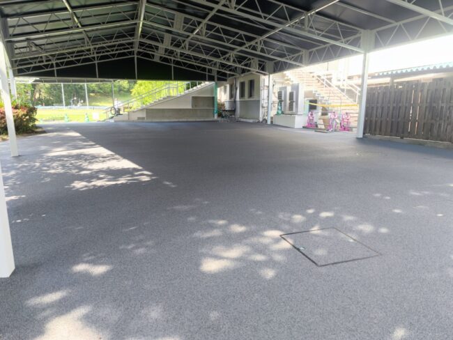 ゴムチップ舗装　ソフトグラウンド