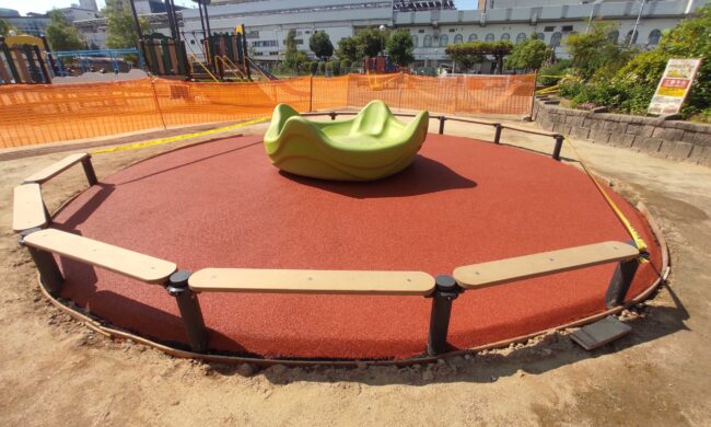 ゴムチップ舗装　ソフトグラウンド