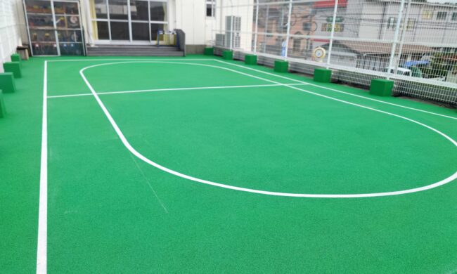 ゴムチップ舗装　ソフトグラウンド