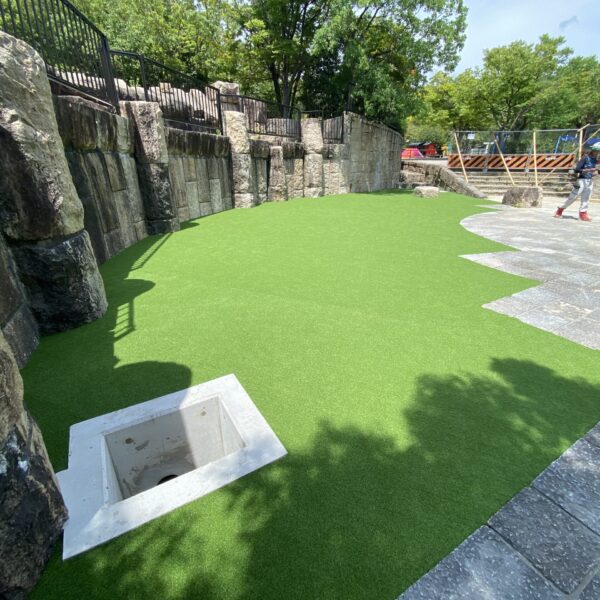 大阪府箕面市 人工芝 人工芝舗装 ソフトグラウンド