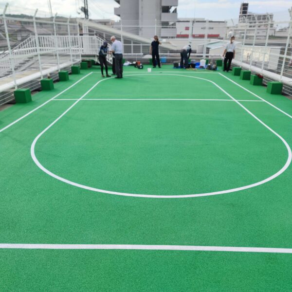 ゴムチップ舗装　ソフトグラウンド