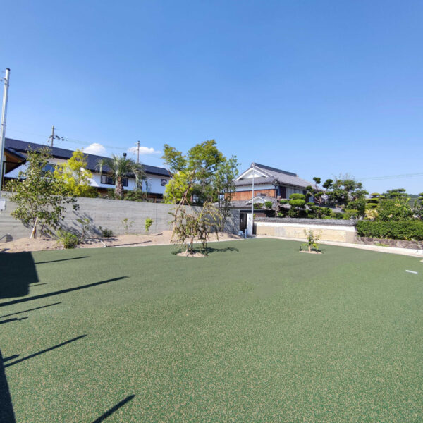 姫路市 高齢者施設2 ゴムチップ舗装 ソフトグラウンド