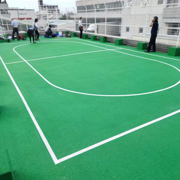 ゴムチップ舗装　ソフトグラウンド