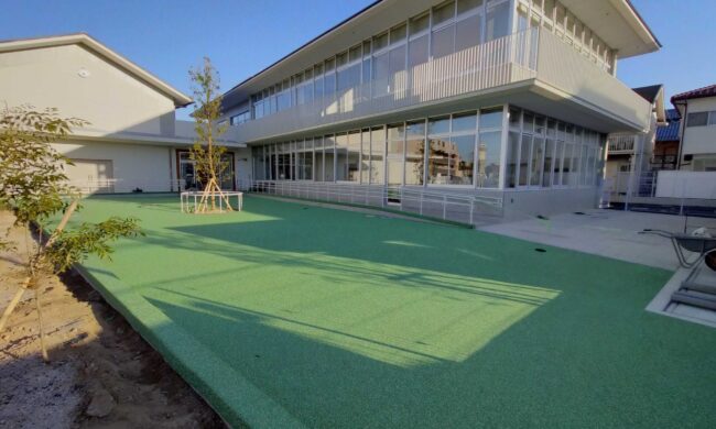 ゴムチップ舗装　ソフトグラウンド