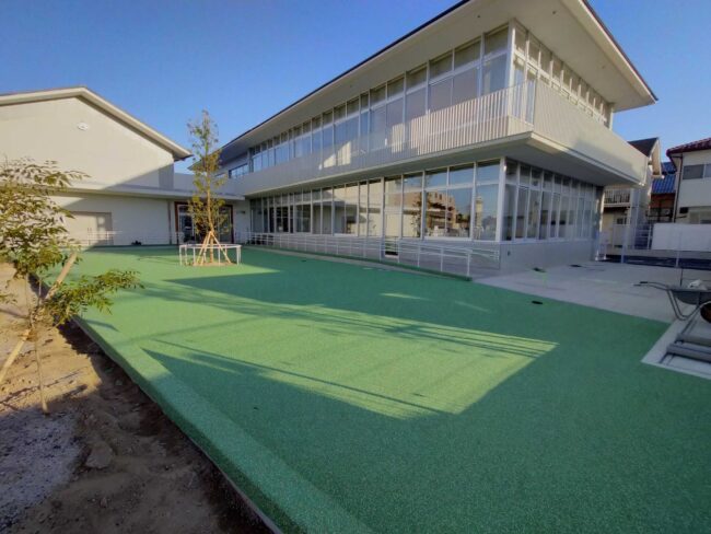 ゴムチップ舗装　ソフトグラウンド