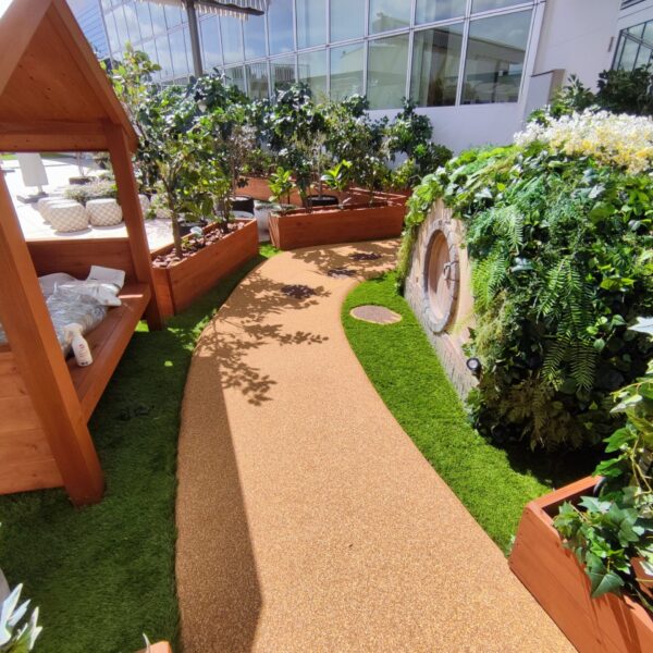 ゴムチップ舗装　ソフトグラウンド