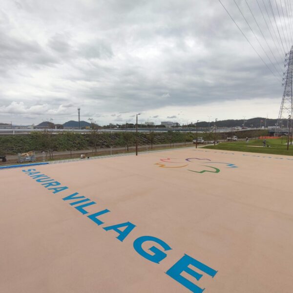 ゴムチップ舗装　ソフトグラウンド