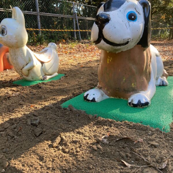 岡山県早島町 公園施設 ゴムチップ舗装 ソフトグラウンド