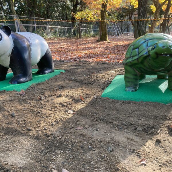 岡山県早島町 公園施設2 ゴムチップ舗装 ソフトグラウンド