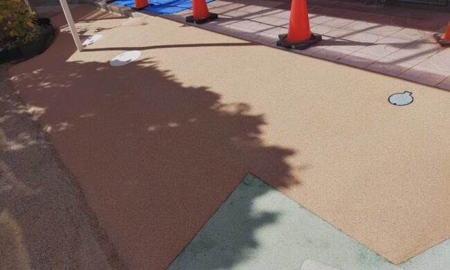 ゴムチップ舗装　ソフトグラウンド