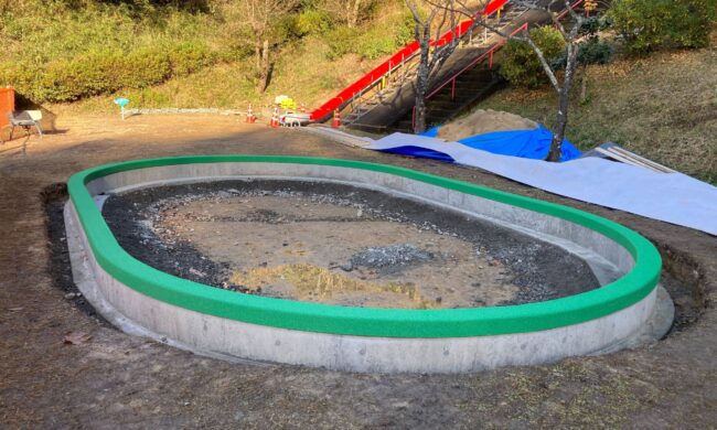 ゴムチップ舗装　ソフトグラウンド