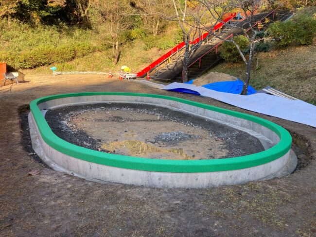 ゴムチップ舗装　ソフトグラウンド