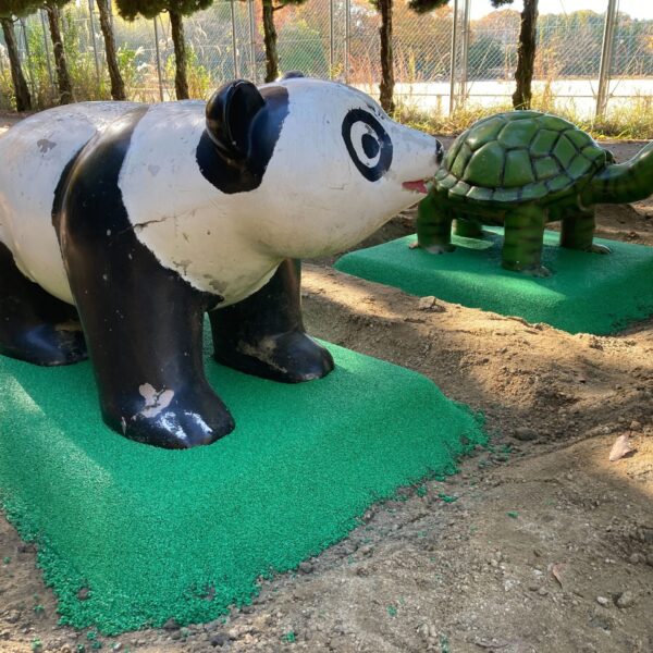 岡山県早島町 公園施設3 ゴムチップ舗装 ソフトグラウンド