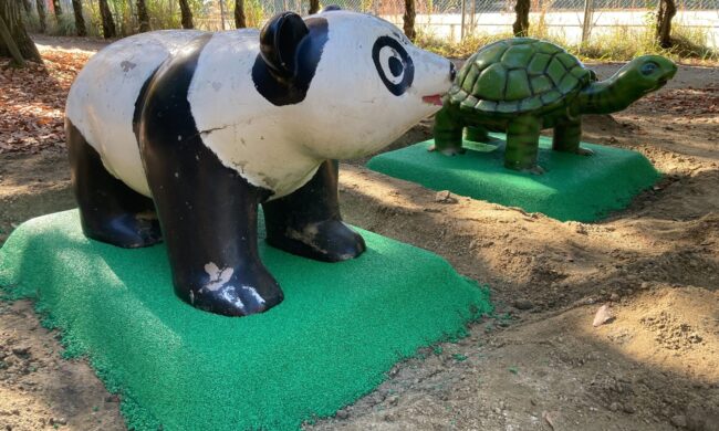 ゴムチップ舗装　ソフトグラウンド