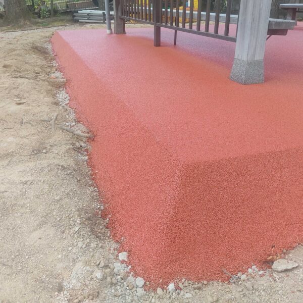 尾道市 保育施設4 ゴムチップ舗装 ソフトグラウンド