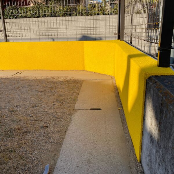 岡山県岡山市 保育施設2 ゴムチップ舗装 ソフトグラウンド 砂場枠タイプ