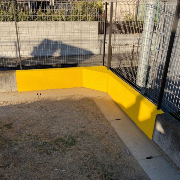 岡山県岡山市 保育施設 ゴムチップ舗装 ソフトグラウンド 砂場枠タイプ