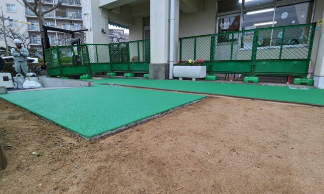 ゴムチップ舗装　ソフトグラウンド　標準タイプ