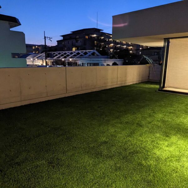 兵庫県神戸市　個人宅　人工芝施工