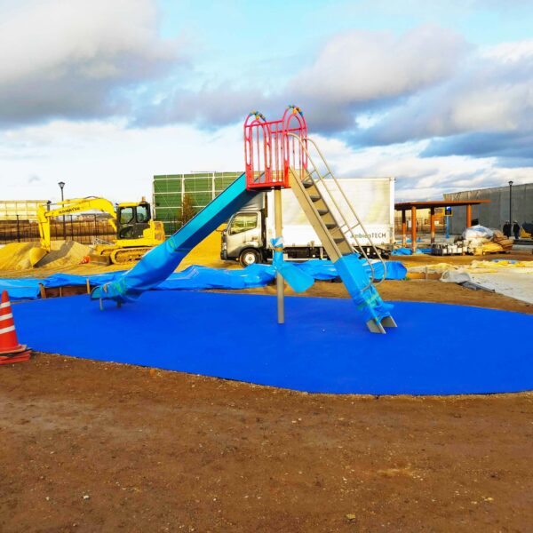 兵庫県明石市 公園施設 (10) ソフトグラウンド現場施工 厚塗りタイプ t40 ゴムチップ舗装